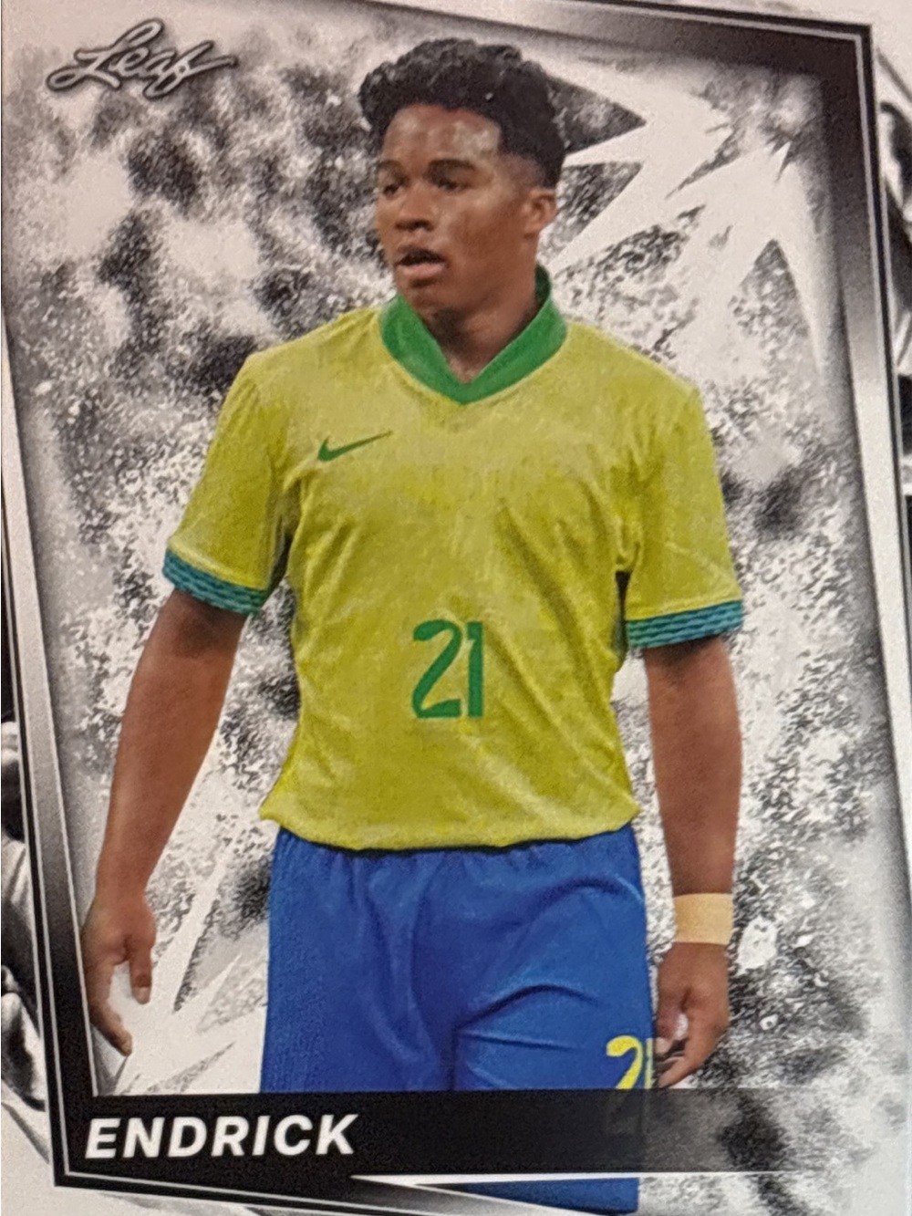 Leaf Endrick Brazilian Soccer Trading Card